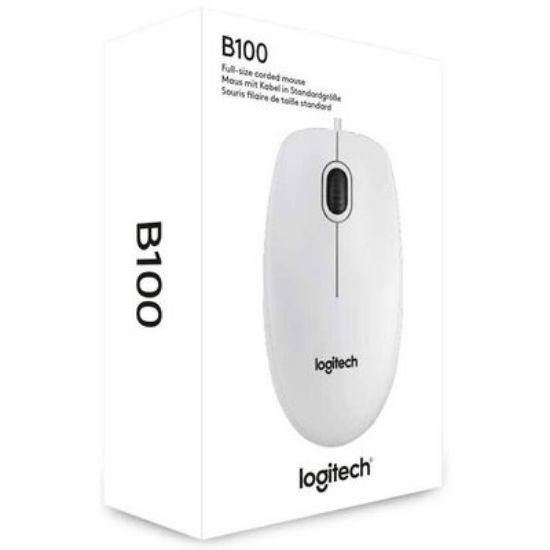 Logitech Mouse B-100 White 2