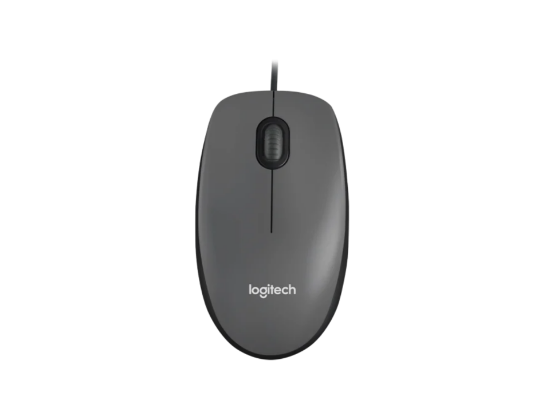 Logitech Mouse M-100 Grey 