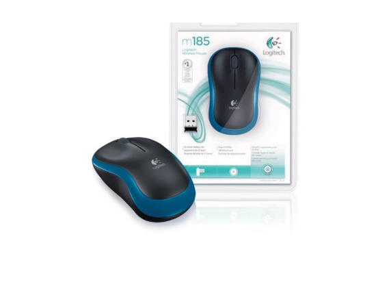 Logitech Mouse M185 Blue 1