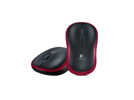 Logitech Mouse M185 Red 1