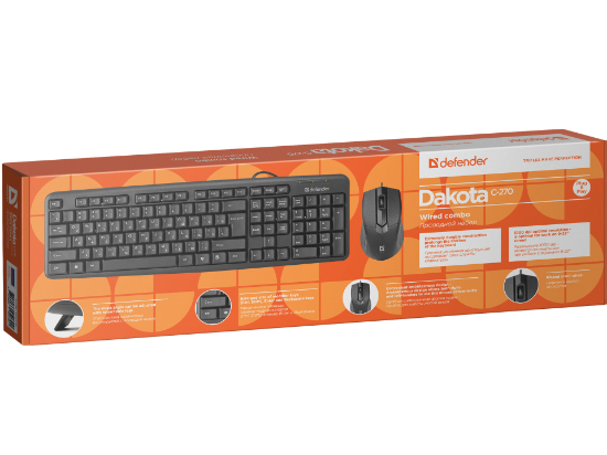 Keyboard Mouse Defender C-270-3