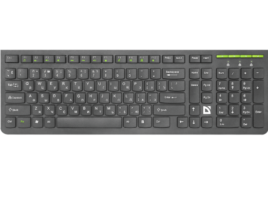 Keyboard Defender ULTRAMATE SM-536 RU BLACK 45536-1