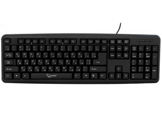 Keyboard Gembird KB-U-103-RU-1