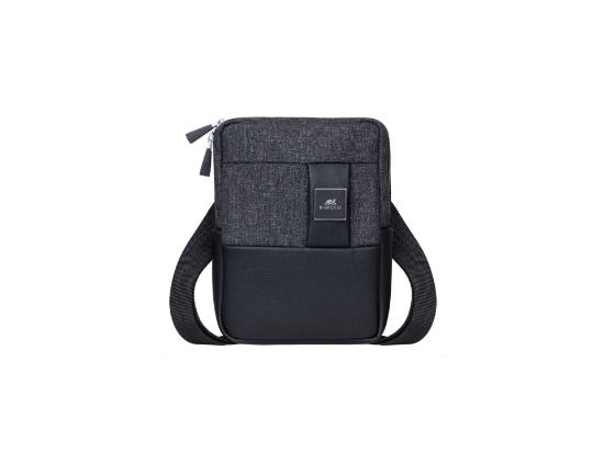 Rivacase 8810 Black melange Crossbody bag for Tablets 8" / 12