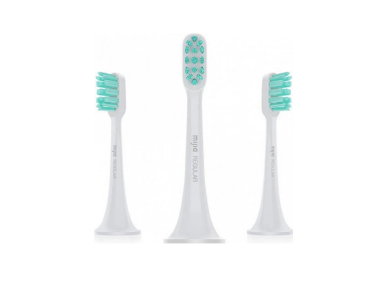 Mi Electric Toothbrush Head (3- pack,regular) (Light Grey) NUN4010GL2