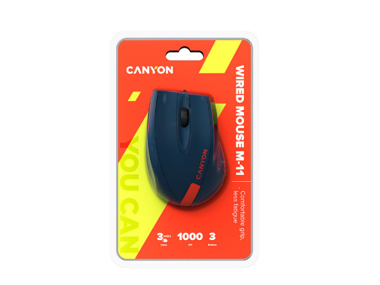 CANYON Mouse M-11 Blue-Red CNE-CMS11BR 2