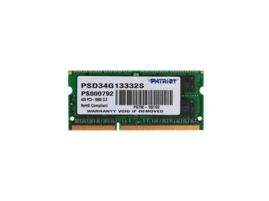 Notebook Ram DDR3 4GB Patriot