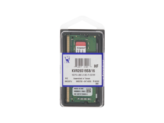 Notebook Ram DDR4 16GB Kingston KVR26S19S8/162