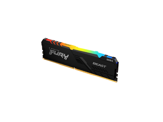 Ram DDR4 8GB Kingston Fury Beast RGB 3200MHz C16 Kit/2 KF432C16BBAK2/162