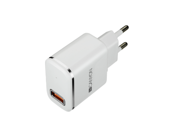 CANYON H-043 Universal 1xUSB charger White CNE-CHA043WS