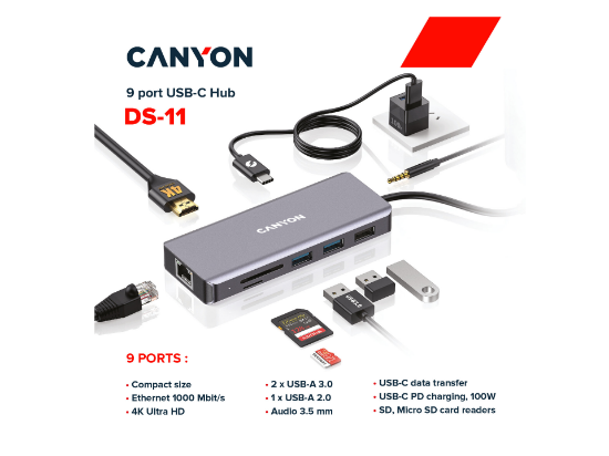 CANYON HUB 9 in 1 CNS-TDS111