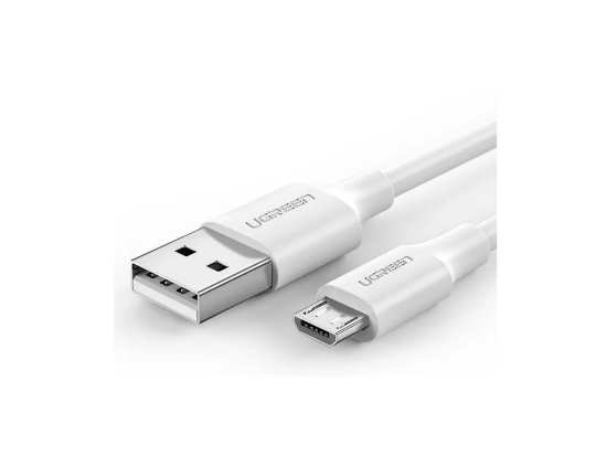 UGREEN US289 USB 2.0 A to Micro USB Cable Nickel Plating 0.5m White