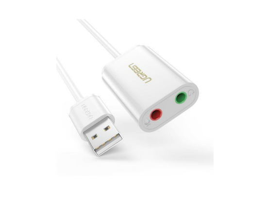 UGREEN US205 USB 2.0 External Sound Adapter (White)2