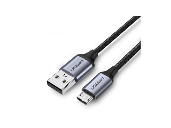 UGREEN US290 Micro USB 2.0 Cable 1m Metal/Black