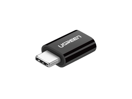 UGREEN US157 USB-C to Micro USB Adapter  (Black)