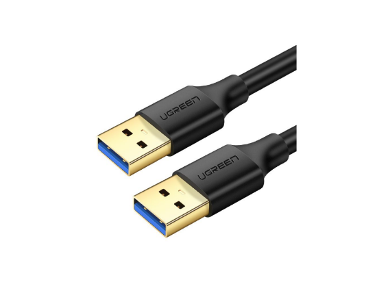 UGREEN US128 USB-A 3.0 Male to Male Cable 1m (Black)