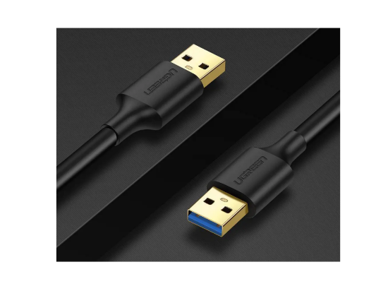 UGREEN US128 USB-A 3.0 Male to Male Cable 1m (Black)2