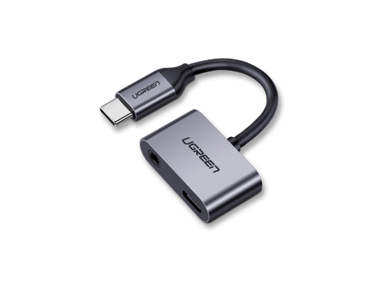 UGREEN CM193 2 Ports USB-C Hub + 3.5mm Audio