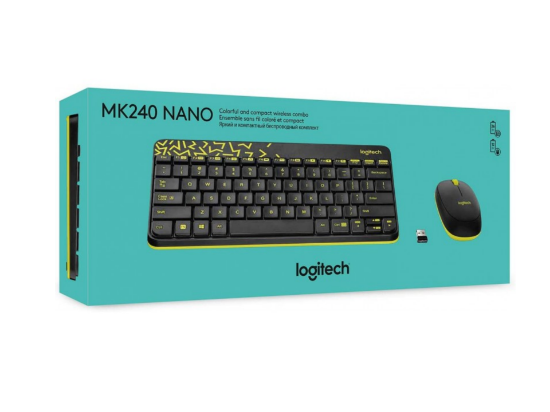 Logitech MK-240 Nano Black - ի նկար