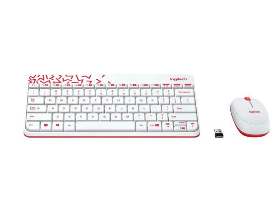 Logitech MK-240 Nano White/Red - ի նկար