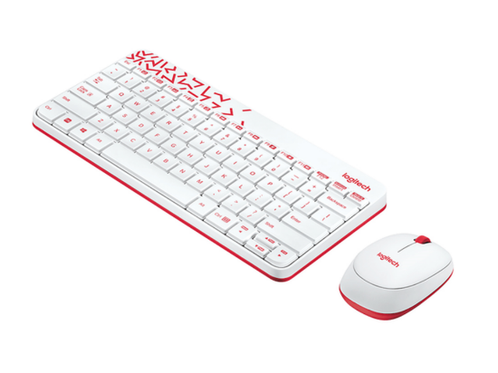 Logitech MK-240 Nano White/Red - ի նկար