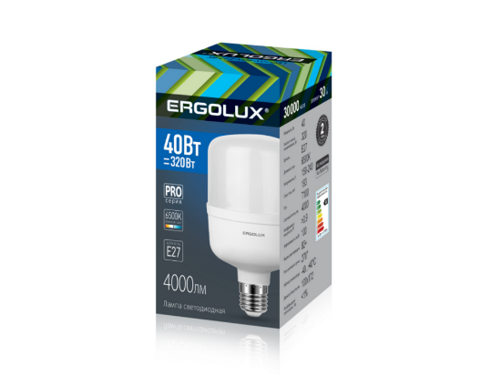 Ergolux LED-HW-40W-E27-6K - ի նկար
