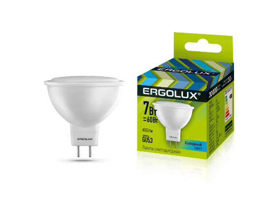  Ergolux LED-JCDR-7W-GU5.3-4K - ի նկար