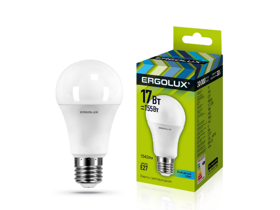 Ergolux LED-A60-17W-E27-4K - ի նկար