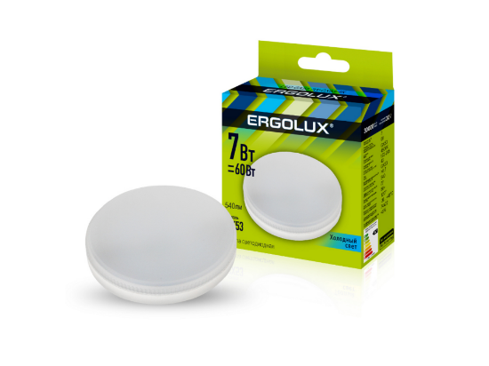 Ergolux LED-GX53-7W-GX53-3K - ի նկար