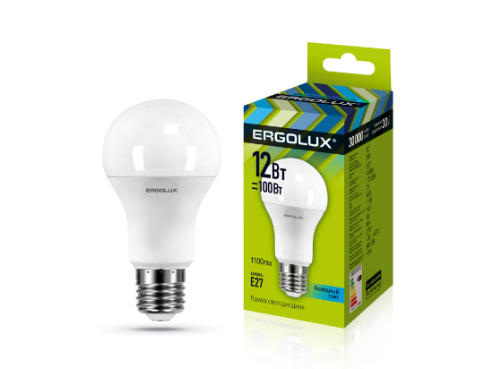 Ergolux LED-A60-12W-E27-4K - ի նկար