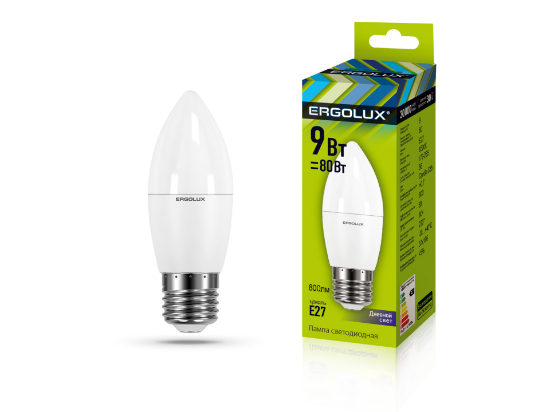 Ergolux LED-C35-9W-E27-6K - ի նկար