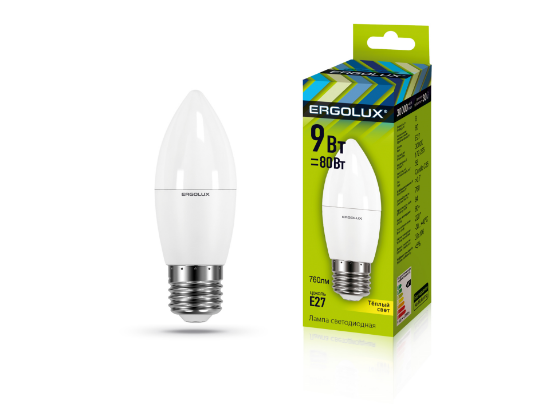  Ergolux LED-C35-9W-E27-3K - ի նկար