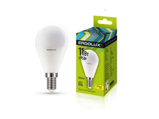 Ergolux LED-G45-11W-E14-3K - ի նկար
