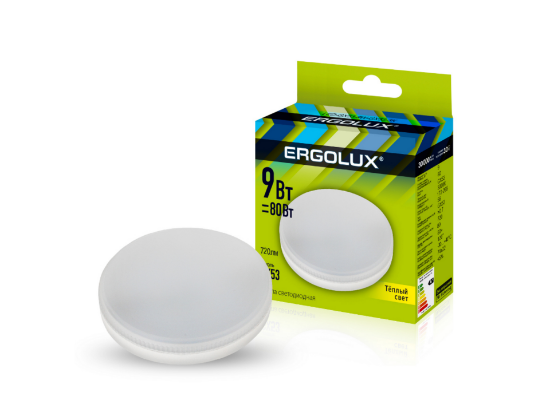  Ergolux LED-GX53-9W-GX53-3K - ի նկար