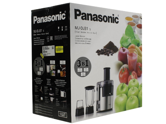 Panasonic SHA Juice Extractor MJ-DJ31STQ - ի նկար