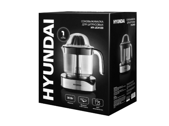 Hyundai HY-JC4123 30W resp.juice:1200ml. black/stainless steel - ի նկար