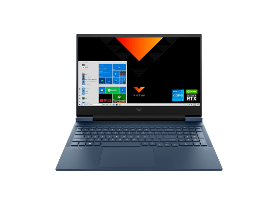 Notebook HP Victus 16-D0023 GAMING i5-11400H/8GB/SSD256GB/16.1"/IPS/WIN11/RTX3050/BLUE/4U097UA#ABA