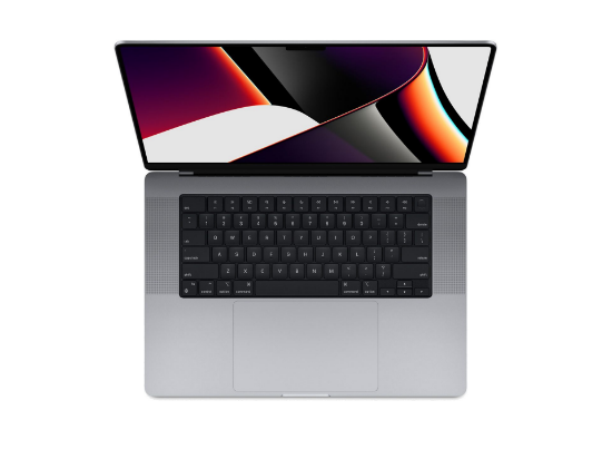 Notebook Apple MacBook Pro M1 Pro 512GB SSD 16GB 16.2" (3456x2234) Retina XDR MacOS SPACE GRAY/MK183LL/A1