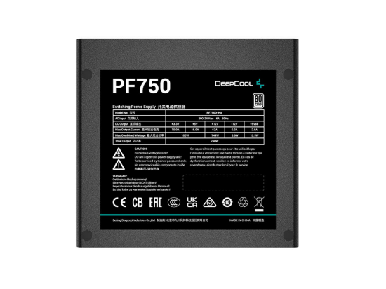 Power Supply DeepCool 750W PF7502