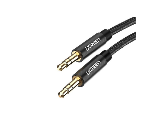 UGREEN AV112 50361 N 3.5mm Male to 3.5mm Male Cable Gold Plated 1m (Black)