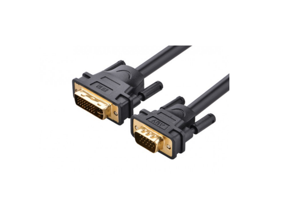 UGREEN DV102 11617 DVI (24+5) Male to VGA Male Cable 1.5m (Black)