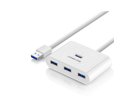 UGREEN CR113 20283 USB 3.0 Hub 1m (White)