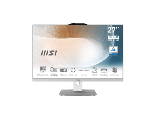 AIO MSI Modern AM272P 12M-270XRU i5-1240P/8GB/SSD250GB/27"/DOS/White