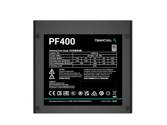  Power Supply DeepCool 400W PF400