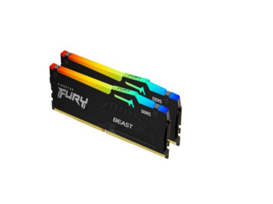 Ram DDR5 16GB Kingston Fury Beast RGB KF548C38BBAK2-32