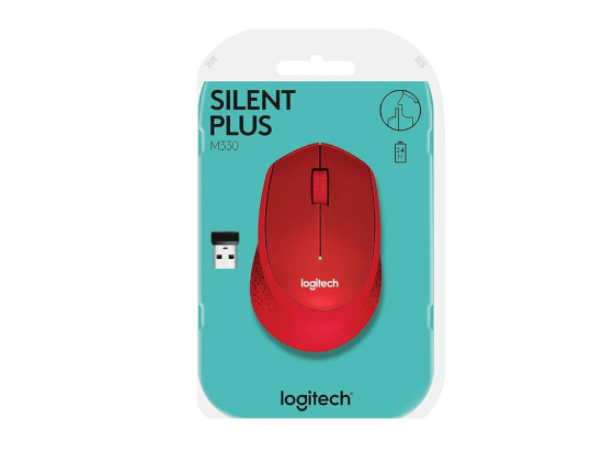 Logitech Mouse M330 Red