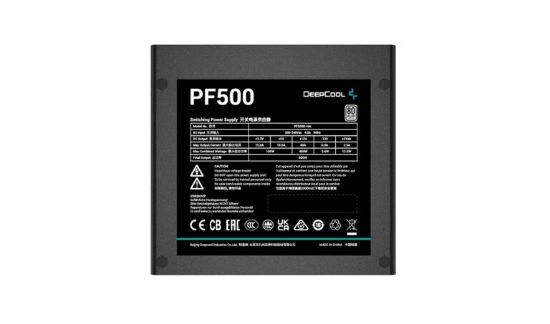 Սնուցման բլոկ Power Supply DeepCool 500W PF500 - ի նկար