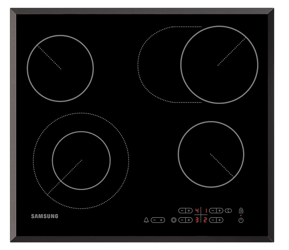 Սալօջախ ներկառուցվող SAMSUNG NZ64T3516BK/WT - ի նկար