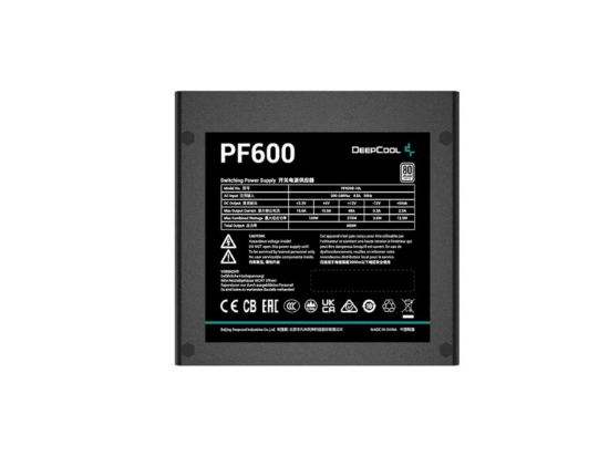 Սնուցման բլոկ Power Supply DeepCool 600W PF600 - ի նկար