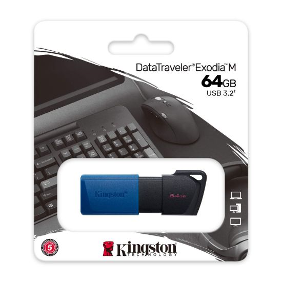 Հիշողության քարտ Flash Kingston 64GB DTXM - ի նկար